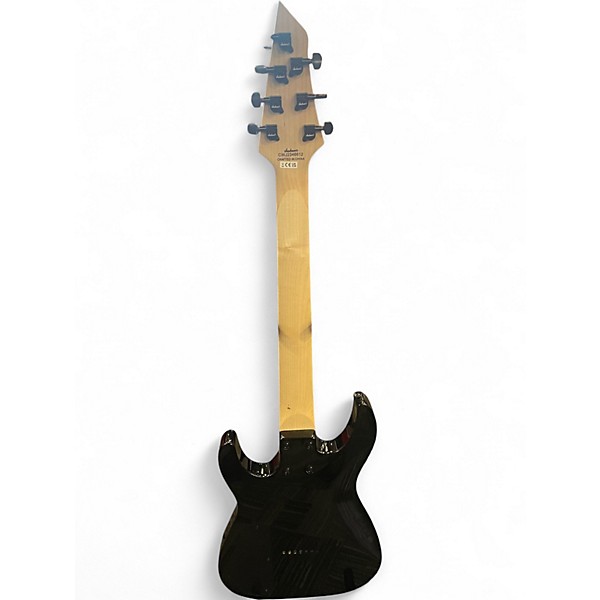 Used Jackson JS22-7 Dinky 7 String Black Solid Body Electric Guitar
