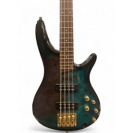 Used Ibanez SR4000EPBDX Tropical Seafloor Burst Electric Bass Guitar