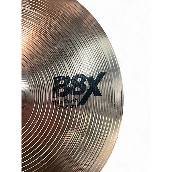 Used SABIAN 14in B8X THIN CRASH Cymbal