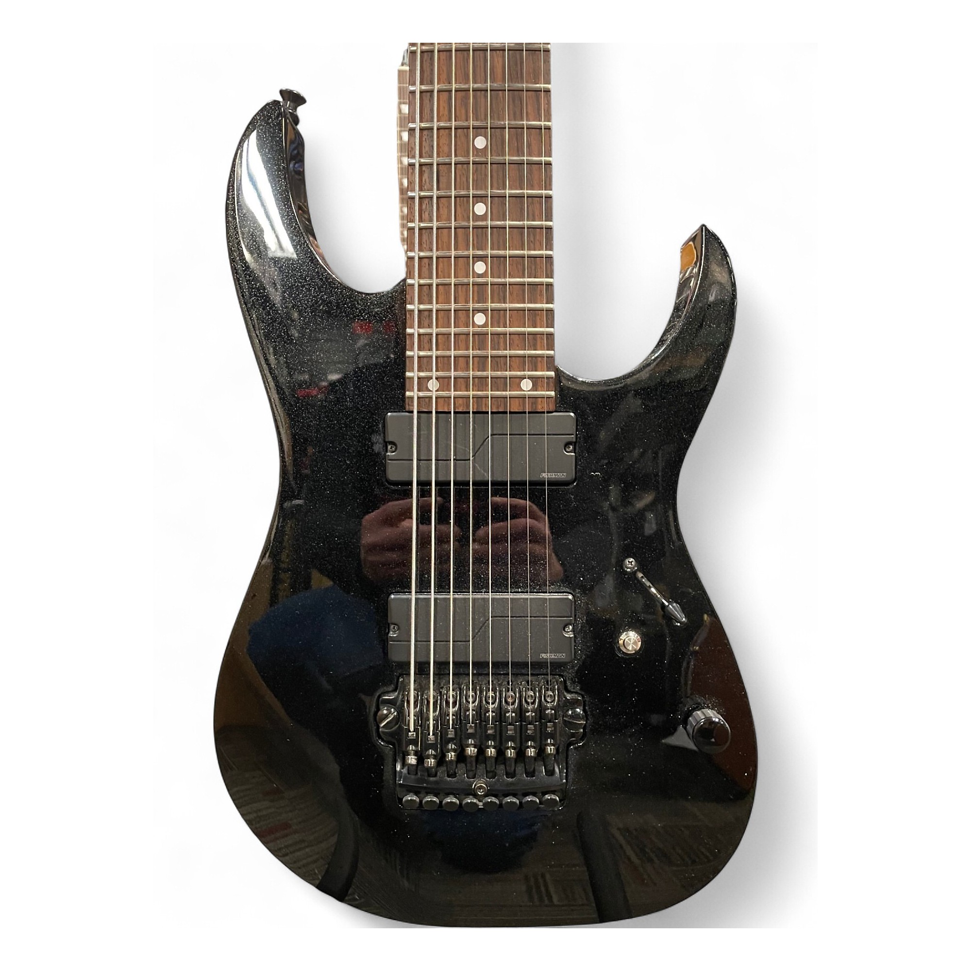 Used Ibanez RG2228 Prestige Series 8 String GALAXY BLACK Solid