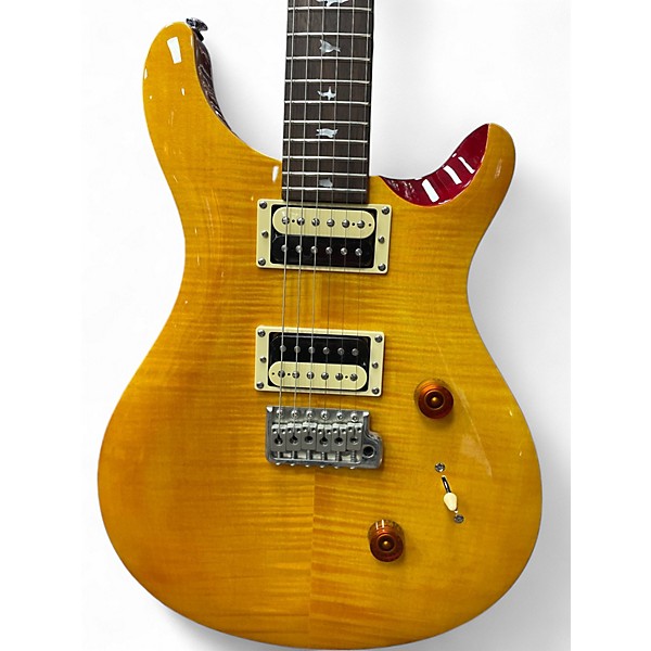 Used PRS SE Custom 24 Vintage Yellow Solid Body Electric Guitar