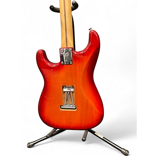 Used Fender Player Stratocaster HSS Plus Top Cherry Burst Solid Body Electric Guitar