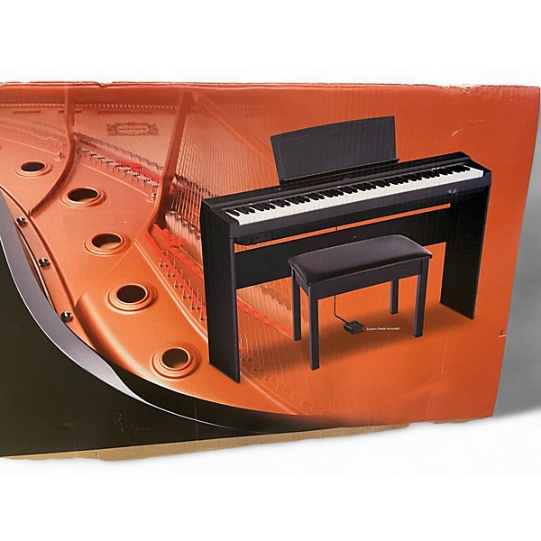 Used Yamaha P125ABLB Bundle Digital Piano