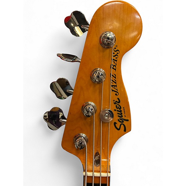 Used Squier JAZZ BASS SUNBURST Electric Bass Guitar