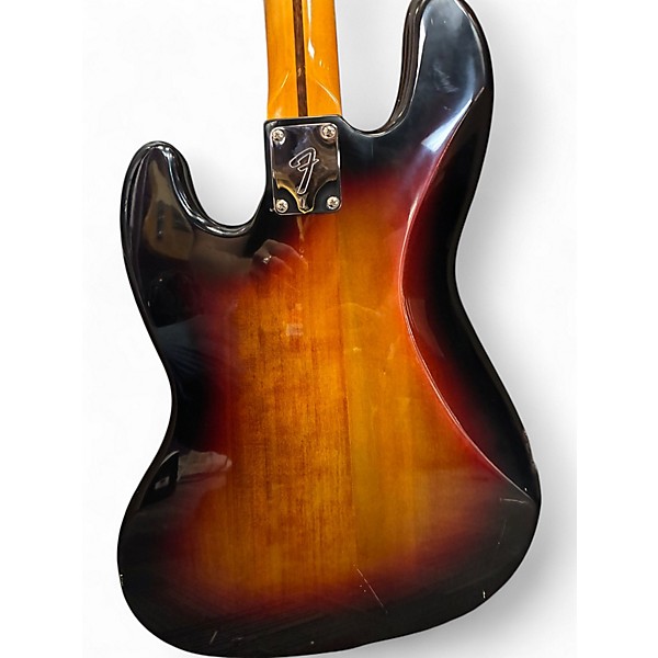 Used Squier JAZZ BASS SUNBURST Electric Bass Guitar