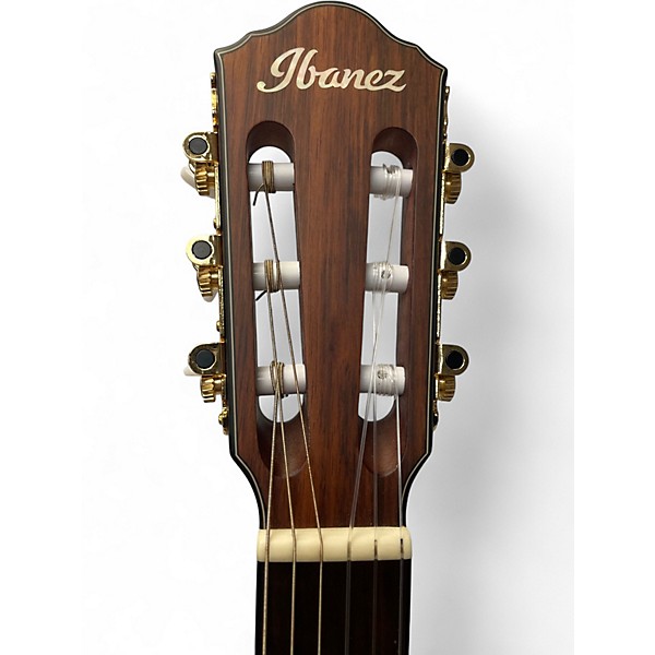 Used Ibanez FRH10N Brown Sunburst Classical Acoustic Electric Guitar