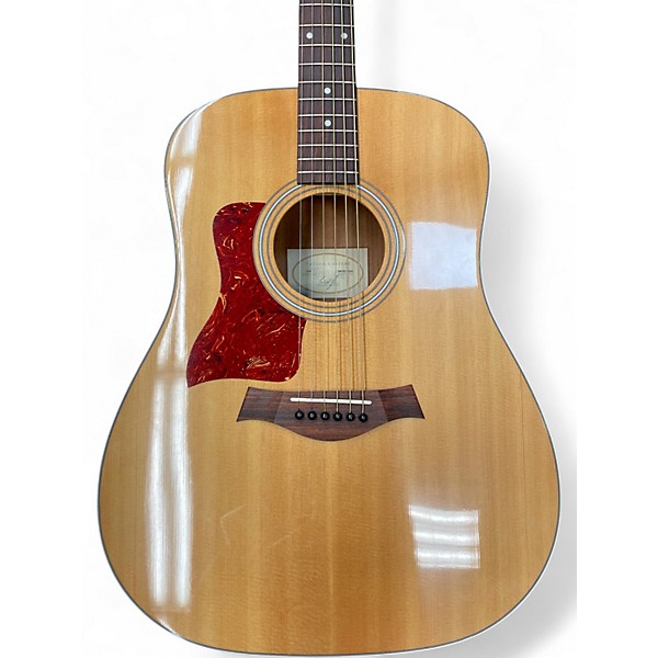 Used Taylor 210CE Left Handed Natural Acoustic Electric Guitar