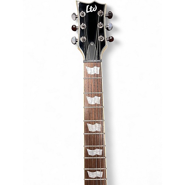 Used ESP LTDEC401 LH Alpine White Solid Body Electric Guitar