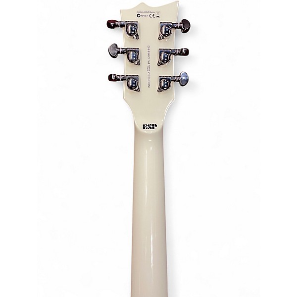 Used ESP LTDEC401 LH Alpine White Solid Body Electric Guitar