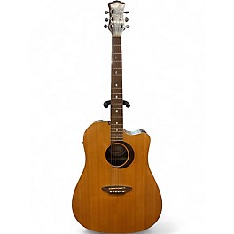Used Luna OCL ECL Natural Acoustic Electric Guitar