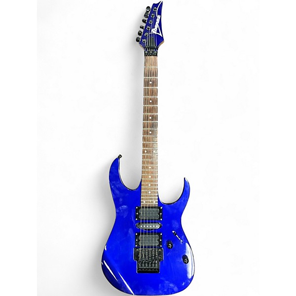 Used Ibanez RG570 Metallic Blue Solid Body Electric Guitar