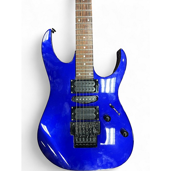 Used Ibanez RG570 Metallic Blue Solid Body Electric Guitar