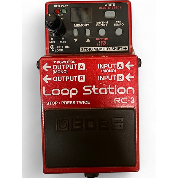 Used BOSS RC3 Loop Station Pedal
