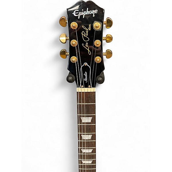 Used Epiphone Les Paul Studio Alpine White Solid Body Electric Guitar