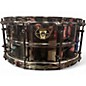 Used Ludwig 6.5X14 Black Magic Snare Black Chrome Drum thumbnail
