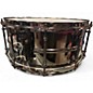 Used Ludwig 6.5X14 Black Magic Snare Black Chrome Drum