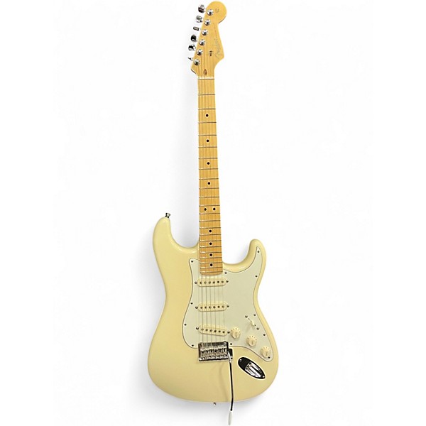 Used 2012 Fender AMERICAN STANDARD STRATOCASTER Olympic White Solid Body Electric Guitar