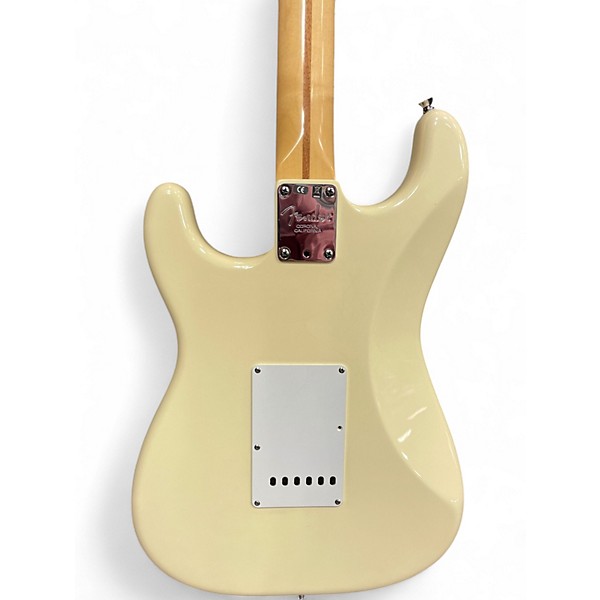 Used 2012 Fender AMERICAN STANDARD STRATOCASTER Olympic White Solid Body Electric Guitar