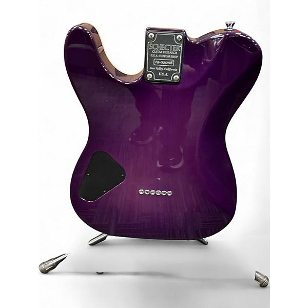 Used Schecter Guitar Research PT-CUSTOM PLUM CRAZY PURPLE Solid Body Electric Guitar