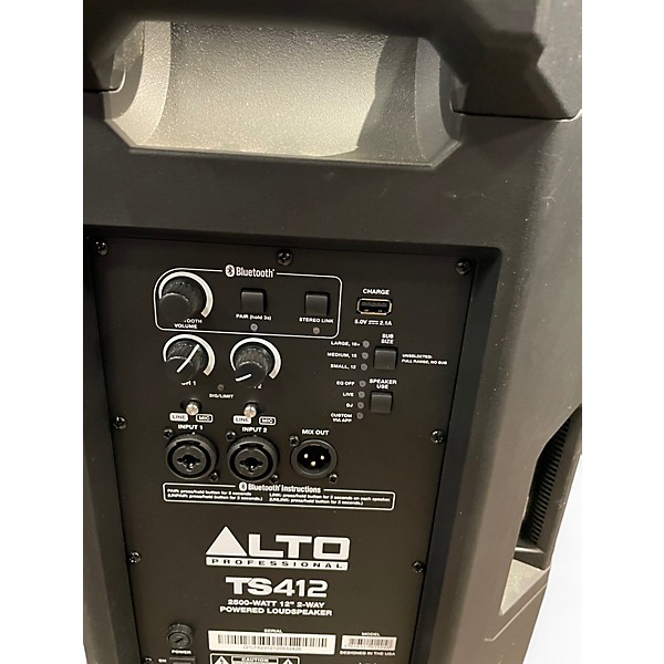 Used Alto  TS412 Powered Speaker