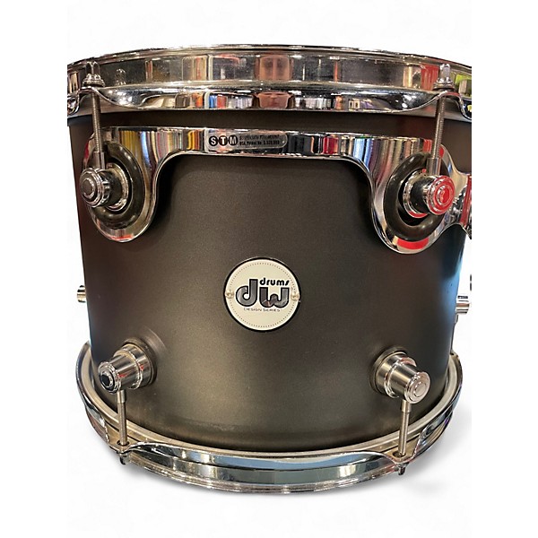 Used DW 3 Piece Design Series Satin Black Drum Kit