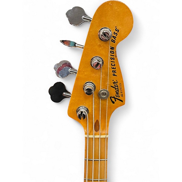 Vintage 1976 Fender Standard Precision Bass Natural Electric Bass Guitar