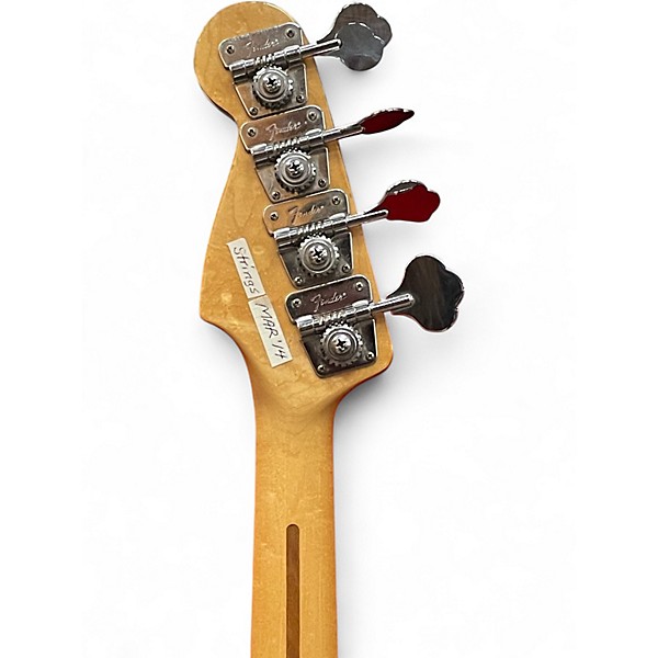 Vintage 1976 Fender Standard Precision Bass Natural Electric Bass Guitar