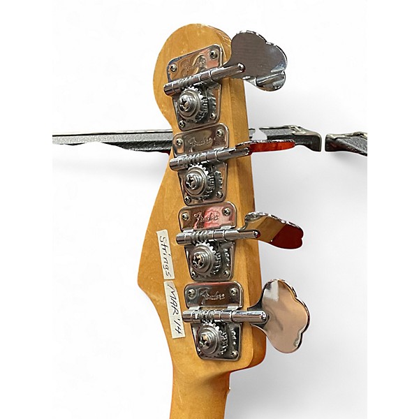 Vintage 1976 Fender Standard Precision Bass Natural Electric Bass Guitar