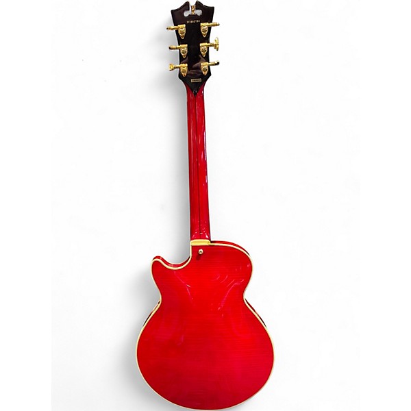 Used D'Angelico EX-SS Red Hollow Body Electric Guitar