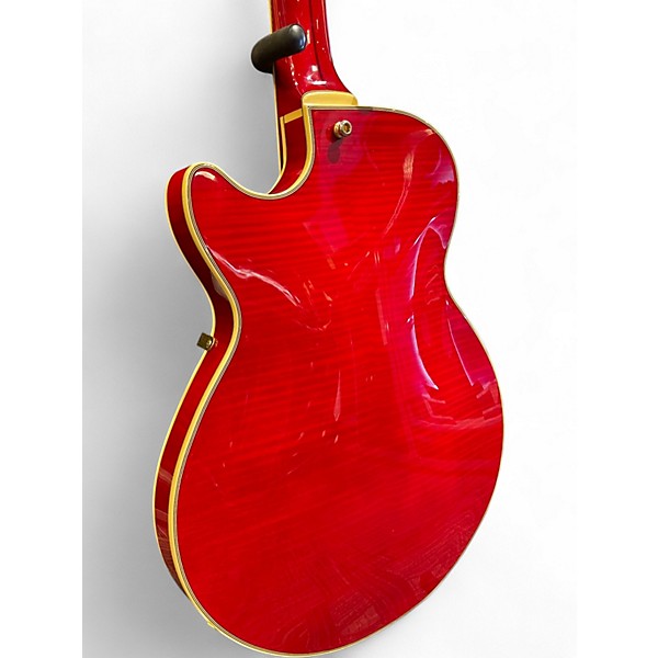 Used D'Angelico EX-SS Red Hollow Body Electric Guitar