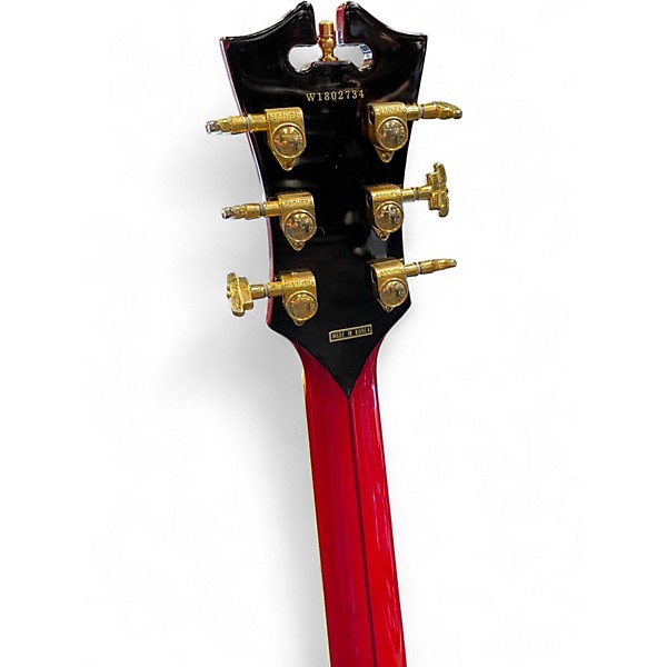 Used D'Angelico EX-SS Red Hollow Body Electric Guitar