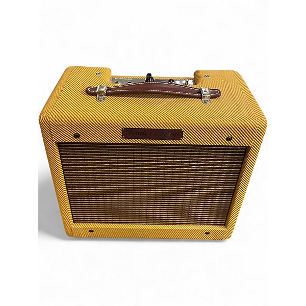 Used Fender 57 Custom Champ 5W 1x8 Lacquered Tweed Tube Guitar Combo Amp