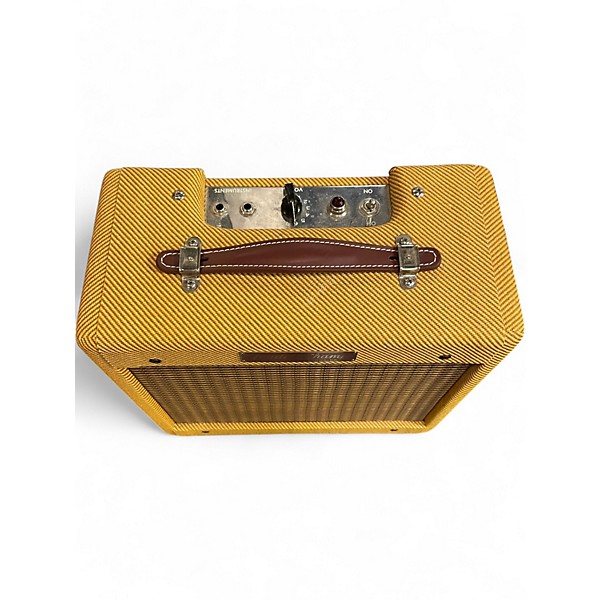 Used Fender 57 Custom Champ 5W 1x8 Lacquered Tweed Tube Guitar Combo Amp