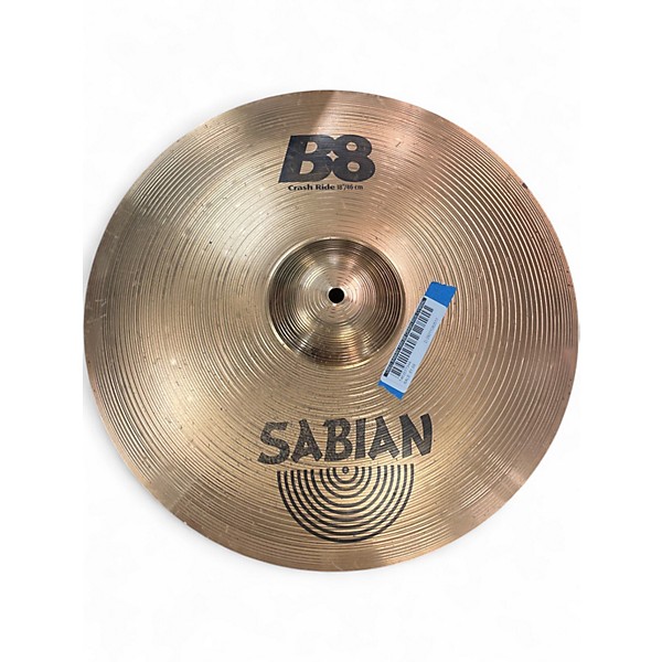 Used SABIAN 18in B8 Crash Ride Cymbal