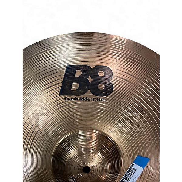 Used SABIAN 18in B8 Crash Ride Cymbal