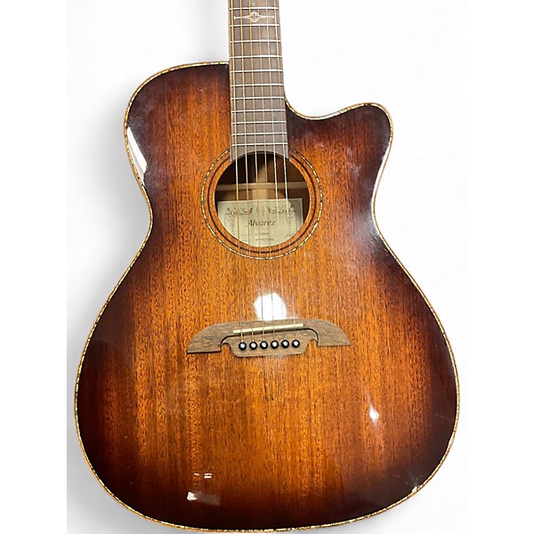Used Alvarez Masterworks MFA66CESHB Tobacco Burst Acoustic Electric Guitar