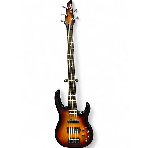 Used Carvin LB75 3 Tone Sunburst Electric Bass Guitar