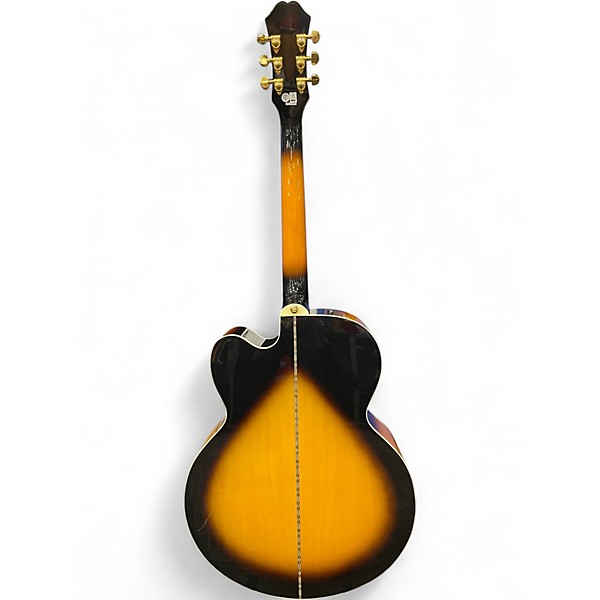 Used Epiphone J-200EC STUDIO 2 Color Sunburst Acoustic Electric Guitar
