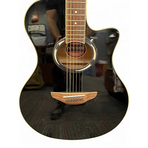 Used Yamaha APX500II Black Acoustic Electric Guitar