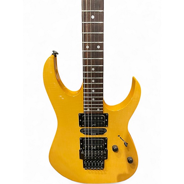 Used Ibanez 1992 RG570FM Amber Solid Body Electric Guitar