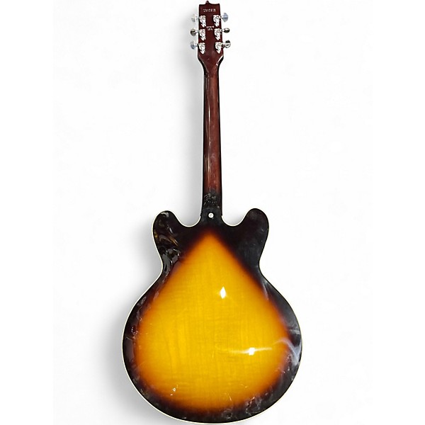 Used Heritage STDH-535 Sunburst Hollow Body Electric Guitar