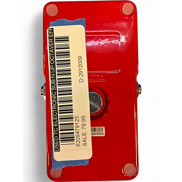 Used TC Electronic Sub N Up Octaver Effect Pedal