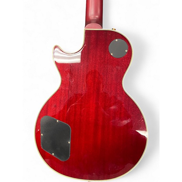 Used Epiphone Prophecy Les Paul Custom Plus Cherry Sunburst Solid Body Electric Guitar