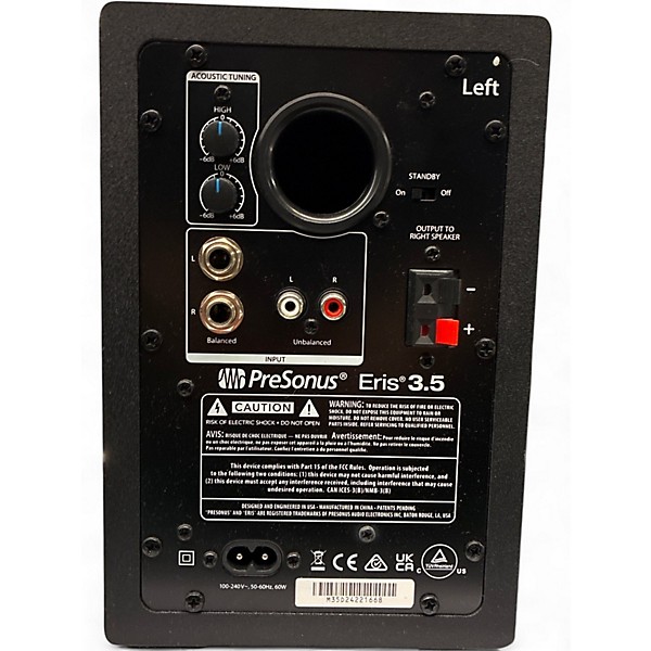 Used PreSonus Eris 3.5 Powered Monitor