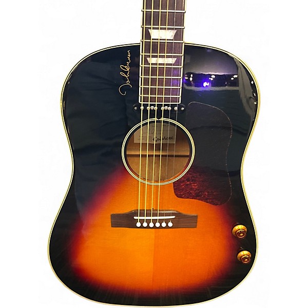 Used Epiphone JOHN LENNON 3 Color Sunburst Acoustic Guitar