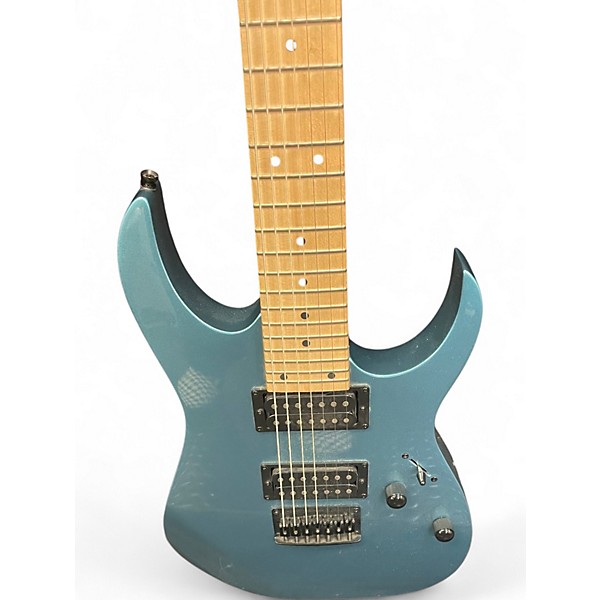 Used Ibanez GRG7221M Metallic Blue Solid Body Electric Guitar