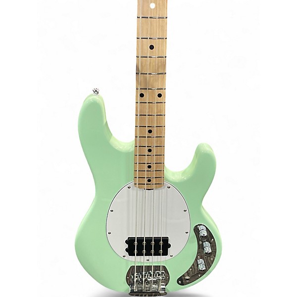 Used Sterling by Music Man SUB StingRay Seafoam Green Electric Bass Guitar