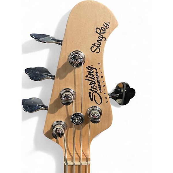 Used Sterling by Music Man SUB StingRay Seafoam Green Electric Bass Guitar