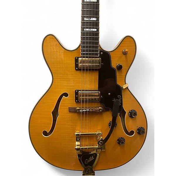 Used Guild Starfire VI Blonde Hollow Body Electric Guitar