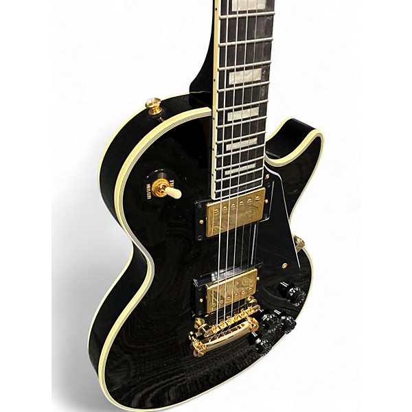 Used Epiphone Les Paul Custom Black Solid Body Electric Guitar